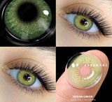 Xpoko Color Lens Eyes 2pcs Natural Color Contact Lenses For Eyes Beauty Contact Lenses Eye Cosmetic blue Color Lens