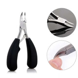 Xpoko New Professional Nail Clippers For Thick & Ingrown Toenails-Classic Style Metal Blade Concave Edge Cutter Manicure&Pedicure Tool