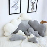 Xpoko Cute 3 Sizes Super Soft Pillow Cushion Stuffed Plush Cloud Toy Bedding Girls Room PP Cotton Chair  Sofa Home Decoration Gift