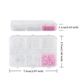 Xpoko 6 Grids/Box Kawaii Resin Nail Art Charms Mixed Pearl Heart Flower Decoration Accessories DIY Nail Stylist Professional Supplies