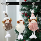 Xpoko Christmas Angel Doll Pendant Christmas Ornaments Hanging Pendant Tree Decor for Home 2024 Navidad Natal Noel Gifts New Year 2025