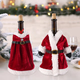 Christmas Wine Bottle Cover Merry Christmas Decorations For Home 2023 Cristmas Ornament Xmas Navidad Gifts New Year 2024