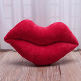 Xpoko Big Lips Cushion Pillow Stuffed Plush Toy for Doll Car for Seat Valentine's Day G5AB