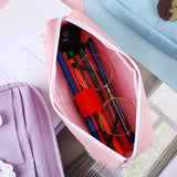 Xpoko back to school Kawaii Pencil Case Large Capacity with Animal Badge Pencil Bag Holder Box for Girls Office Student Stationery School Supplies