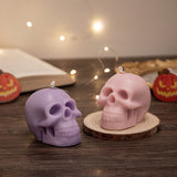 Xpoko Halloween decoration skull scented candle handmade guest gift candles table decoration and accessories aroma candles for home