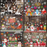 Xpoko Christmas Christmas Window Sticker Merry Christmas Decorations For Home 2024 Cristmas Ornament Xmas Navidad Natal Gifts New Year 2025