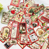 Xpoko 100PCS/bag New Christmas Stickers Scrapbooking Journal  Happy Planner Gift Album Decoration