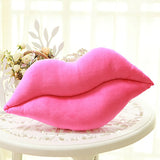 Xpoko 2pcs Lips Shaped Cushion Plush Big Red Lips Pillow Valentine's Day Gift Lovely Creative Soft Home Decoration Pillow