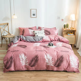 Xpoko Flower Duvet Cover Modern Soft Ditsy Floral Botanical Thickened Bedding Soft Comforter Cover for Teen Boys Girls Decoration Room