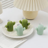 Xpoko Handmade cactus scented candles home decoration ornaments soy wax aromatherapy candle creative wedding gifts interior candle