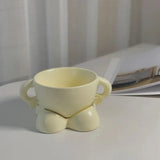 Xpoko Nordic Ins Ceramics Woman Body Coffee Milk Mug Butt Sculpture Cup Living Room Dining Table Mugs Cup Home Decoration Accessories