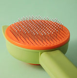 Xpoko Cat Brush Remove Hair Non-slip Grooming Pet Comb Stainless Steel Long Hair Dogs Cleaning Accessories