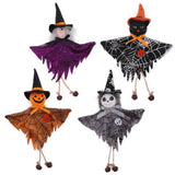 Xpoko Halloween Decorations Doll Bar Decor Pumpkin Ghost Witch Pendant Scary Halloween Kids Gift Halloween Party Decoration for Home