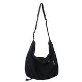 Xpoko Canvas Women's Shoulder Bag Tote Casual Solid School Handbag for Women Travel Large Capacity Simple Crossbody Female Shopper Bag
