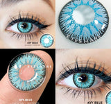 Xpoko Cosplay Color Contact Lenses for Eyes AYY Series Halloween Beauty Makeup Contacts Lenses Eye Cosmetic Color Lens Eyes