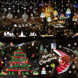 Xpoko Christmas Christmas Window Sticker Merry Christmas Decorations For Home 2024 Cristmas Ornament Xmas Navidad Natal Gifts New Year 2025