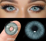 Xpoko Coloured Contact Lenses for Eyes 1pair Gray Pupils Lens Blue Eye Lenses Green Lens Brown Contacts Cosmetic Lens