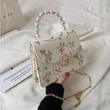 Xpoko NEWEST Shell Beads Bags Fashion Sweet Bag Women's Handbags Lace Wedding Chic Lady Chain Women Shoulder Crossbody Bag