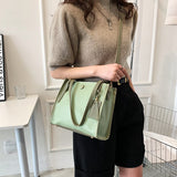 Xpoko Fashion Designer Women's Shoulder Bag Tote Casual Solid Simple Large Capacity Crossbody Bags or Women 2023 New Female Handbag