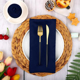 Xpoko 50pcs Satin Napkin 43cm*43cm Serving Table Decor Dinner Towel for Wedding Party Home Hotel Christmas decor Table Napkins Green