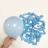 Xpoko 109Pcs White Sand Baby Blue Pink Balloons Arch Kit Baby Shower Balloon Garland Decor Gender Reveal Kid Birthday Party Decoration