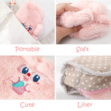 Xpoko back to school Kawaii Plush Pencil Case Cute Large Capacity Desktop Storage Pen Pouch Makeup Storage Bag Students School Stationery Supplies