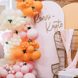 Orange Balloon Arch Garland Kit Orange Latex Ballon Happy Kid Birthday Party Baby Shower Wedding Bridal Shower Decoration Globos