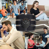 Xpoko Smart EMS Wireless Muscle Stimulator Trainer Massager Fitness Abdominal Training Electric Weight Loss Body Slimming Pad
