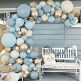 Xpoko Blue Balloon Garland Arch KIt Wedding Birthday Party Decoration For Kids Baby Shower Gender Reveal Baptism Ballon Baloon Decor