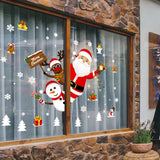 Xpoko Christmas Christmas Window Sticker Merry Christmas Decorations For Home 2024 Cristmas Ornament Xmas Navidad Natal Gifts New Year 2025