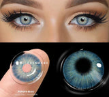 Xpoko Coloured Contact Lenses for Eyes 1pair Gray Pupils Lens Blue Eye Lenses Green Lens Brown Contacts Cosmetic Lens