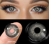 Xpoko Coloured Contact Lenses for Eyes 1pair Gray Pupils Lens Blue Eye Lenses Green Lens Brown Contacts Cosmetic Lens