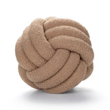 Xpoko Ins Knot Ball Stuffed Pillow Nordic Style Berber Fleece Plush Cushion Hand-made Decorative Knotted Pillow Sleeping Back Cushions