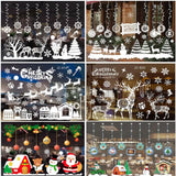 Xpoko Christmas Christmas Window Sticker Merry Christmas Decorations For Home 2024 Cristmas Ornament Xmas Navidad Natal Gifts New Year 2025