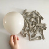 Coffee Brown Balloons Arch White Sand Khaki Brown Gold Balloons Garland Kit Baby Shower Wedding Party Birthday Decoration Jungle