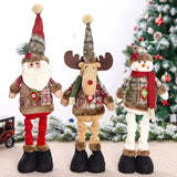 Xpoko Christmas Telescopic Christmas Doll Merry Christmas Decorations For Home 2024 Christmas Ornament Xmas Navidad Noel Gifts New Year 2024