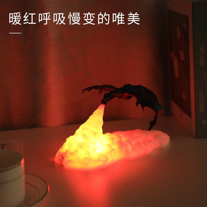Xpoko 3D Printing Rocket Lights New and Unique Gifts Creative Products Decorations LED Night Lights Personalized Bedroom Decoration