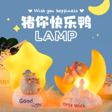 Xpoko Pig Happy Duck Little Night Lamp Bedroom Living Room Kawaii Decoration Night Lamp Children's Birthday Gift Decoration Maison