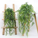 Xpoko Artificial Vine Plants Hanging Ivy Green Leaves Garden Decoration Garland Grape Without Pot Fake Greenery Plant Home Accessories