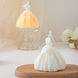 Xpoko Creative wedding dress scented candle luxury decoration candle guest gift candles table decorative candles custom wedding candle