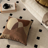 Xpoko Nordic Cushion Cover Designer Pillowcase Soft Velvet Hand Feeling Light Luxury Home Decoration Bed Sofa Couch Coffee Square