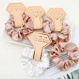 Xpoko 1/5pcs Bridesmaid Gift Hair Band Ties Wedding Bridal Shower Team Bride to be Decoration Favors Bachelorette Hen Party Supplies