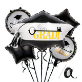 Xpoko 5pcs Giant Graduation Foil Balloon Party Decoration Supplies - ClassCongratulations Graduation Hat Balloon