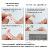 Xpoko 10pcs Short Square false nails with glue Handmade Wearable Hand-painted Graffiti fake Nails cute kawaii designs press on nails