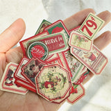 Xpoko 100PCS/bag New Christmas Stickers Scrapbooking Journal  Happy Planner Gift Album Decoration