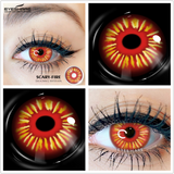 Xpoko Color Contact Lenses For Eyes Anime Cosplay Colored Lenses Blue Purple Multicolored Lenses Contact Lens Beauty Makeup