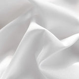 Xpoko Solid White Bed Skirts Set Wrap Around Luxury Hotel Quality Fabric Bedroom Gathered Ruffle Decorative Bedding Mattress Protector