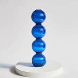 Xpoko Retro Glass Spherical Colorful Vase