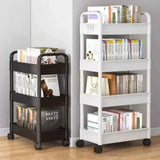 Xpoko Kitchen Organizers And Storage Rack Household Cart With Wheels Multifunctional Home Accessories Mobile Rack Trolley Bookshelf