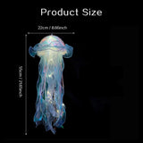 Xpoko Jellyfish Lamp, Portable Flower Lamp, Girl Room Atmosphere Decoration Lamp, Bedroom Night Lamp, Home Decoration